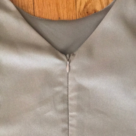 Agaci Cute Pewter Mini Dress. Fab Sleeves! - Picture 7 of 7